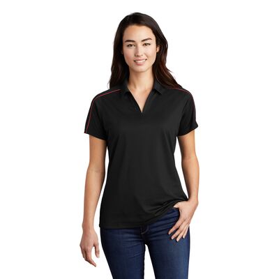 Ladies Micropique Sport Wick ® Piped Polo Thumbnail