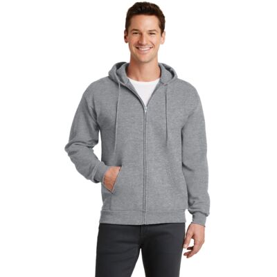 Port & Co - Core Fleece Full Zip Hooded Sweatshirt - Racine Merch Thumbnail