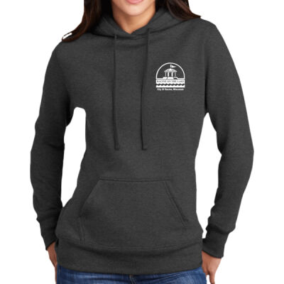 City Of Racine - Ladies Core Fleece Pullover Hooded Sweatshirt - LPC78H Thumbnail