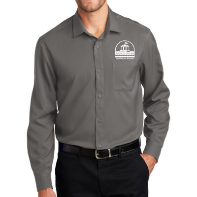 City Of Racine Embroidered - Long Sleeve Performance Staff Shirt Thumbnail
