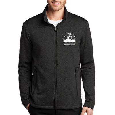 City Of Racine Embroidered - Collective Striated Fleece Jacket Thumbnail