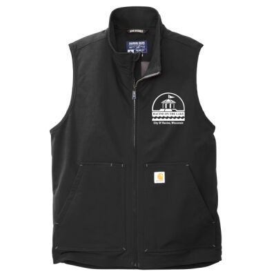 City Of Racine Embroidered - Super Dux Soft Shell Vest Thumbnail