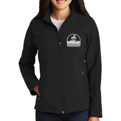 City Of Racine Embroidered - Ladies Core Soft Shell Jacket Thumbnail