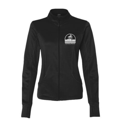 City Of Racine Embroidered - Women's Poly-Tech Full-Zip Track Jacket Thumbnail